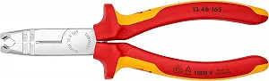 Клещи для снятия изоляции Knipex 13 46 165 VDE с функцией удаления оболочки и резки - Фото 1