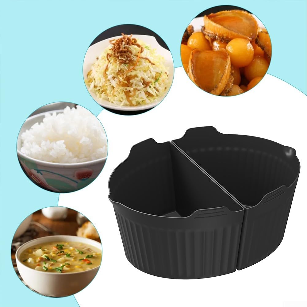 Вставка Reusable Silicone Slow Cooker Liner 6-8 Quart Силиконовая Черный, Синий, Серый, Красный, фото №4