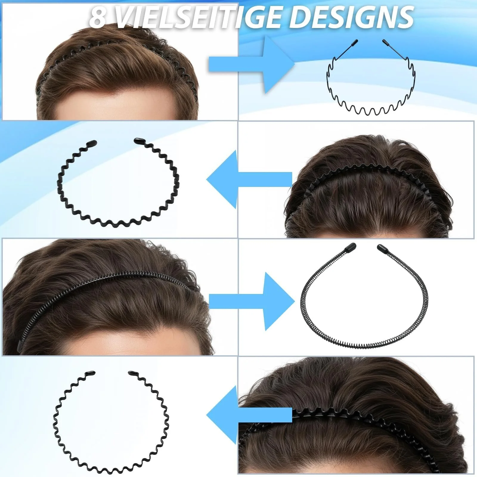 Обруч на голову Unisex Метал з зубцями, фото №6 Обруч на голову Unisex Метал з зубцями, фото №6