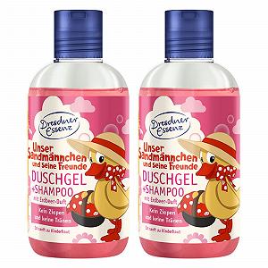 Гель для душу Dresden Essenz Schnatterinchen Полуниця 2 x 250 мл - Фото 1