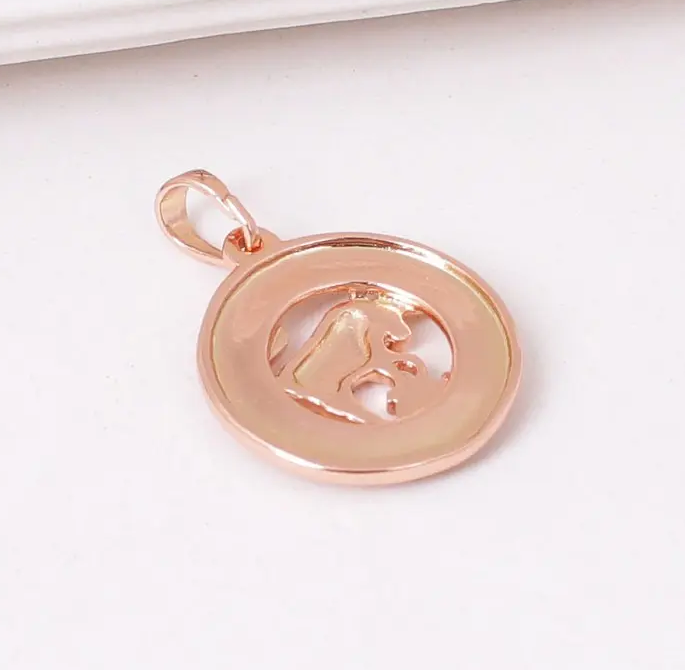 Кулон Телець-знак зодіаку, стильна підвіска, фото №2