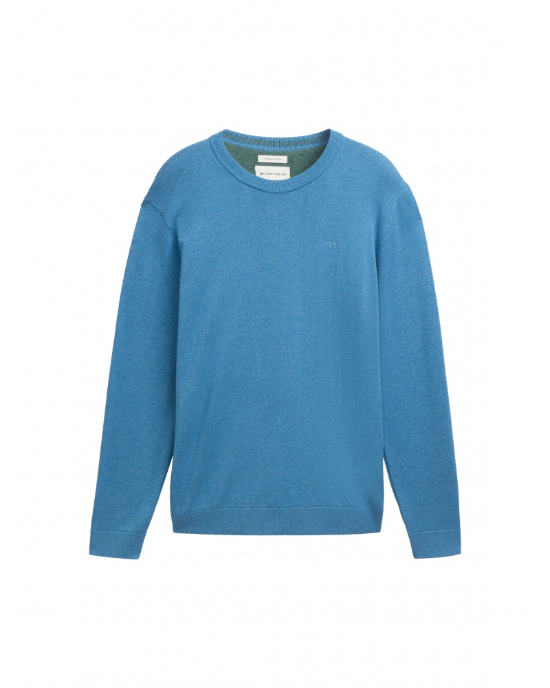 Джемпер men's Pullover sweater TomTailor Синій XL, фото №4