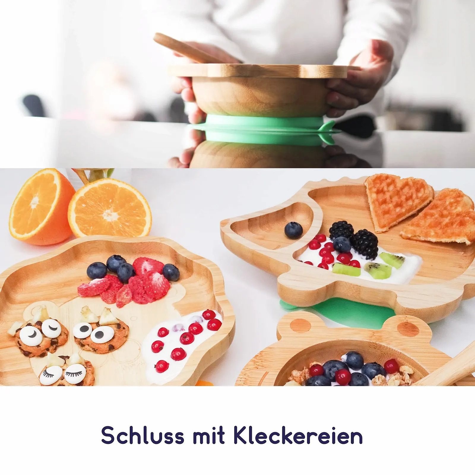 Тарелка Kleiner Fuchs Бамбуковая с присоской Owl Design, фото №8 Тарелка Kleiner Fuchs Бамбуковая с присоской Owl Design, фото №8