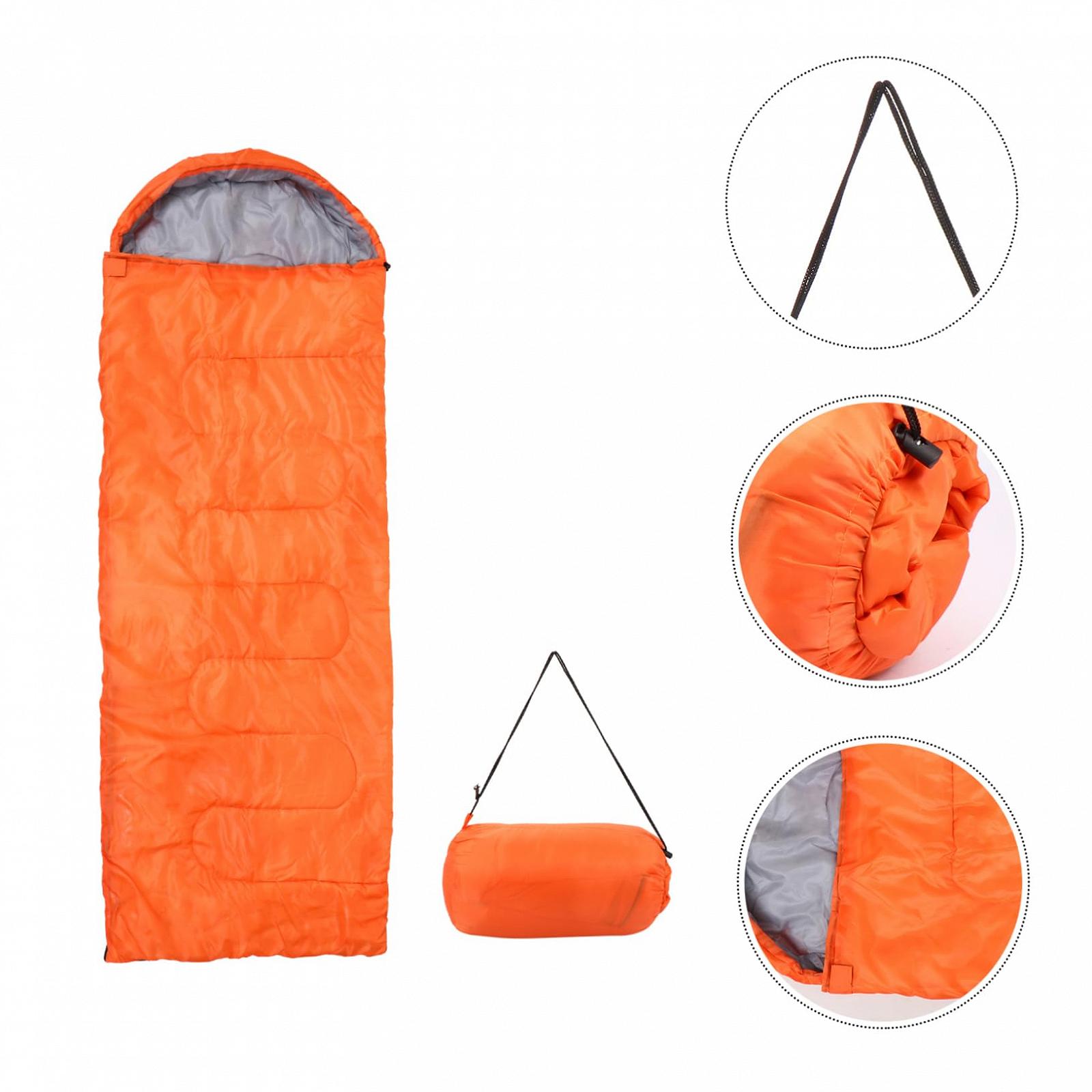 Спальний мішок VANZACK Для дорослих Кемпінг Під столом Помаранчевий, фото №2