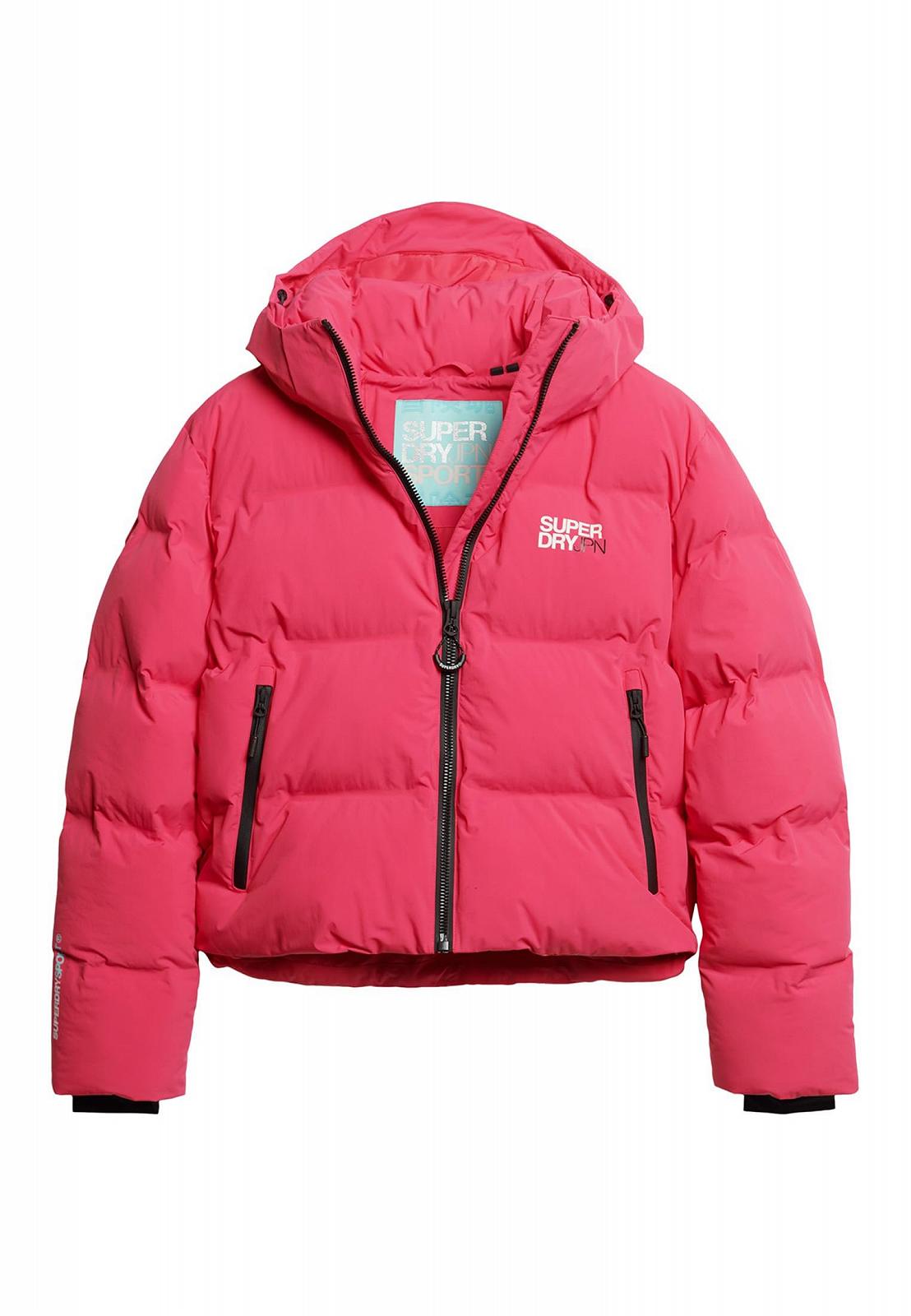 Куртка пуховая Superdry женская с капюшоном, фото №1
