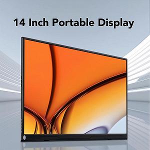 Монитор Gugxiom Portable 14.0 Inch Ultra Slim FHD 1080P с Динамиками synthetic.ua - Фото 1