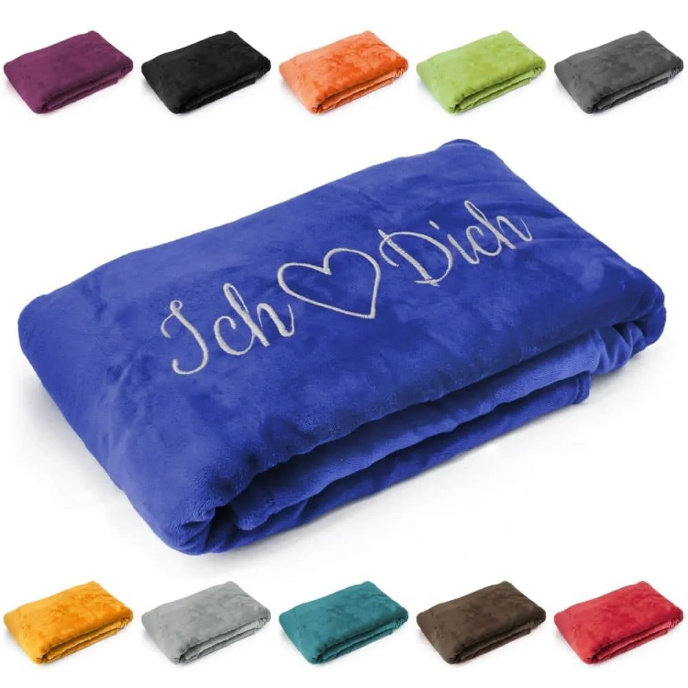 Одеяло Ich Liebe Dich, 200 см x 150 см, ночной синий, фото №1 Одеяло Ich Liebe Dich, 200 см x 150 см, ночной синий, фото №1