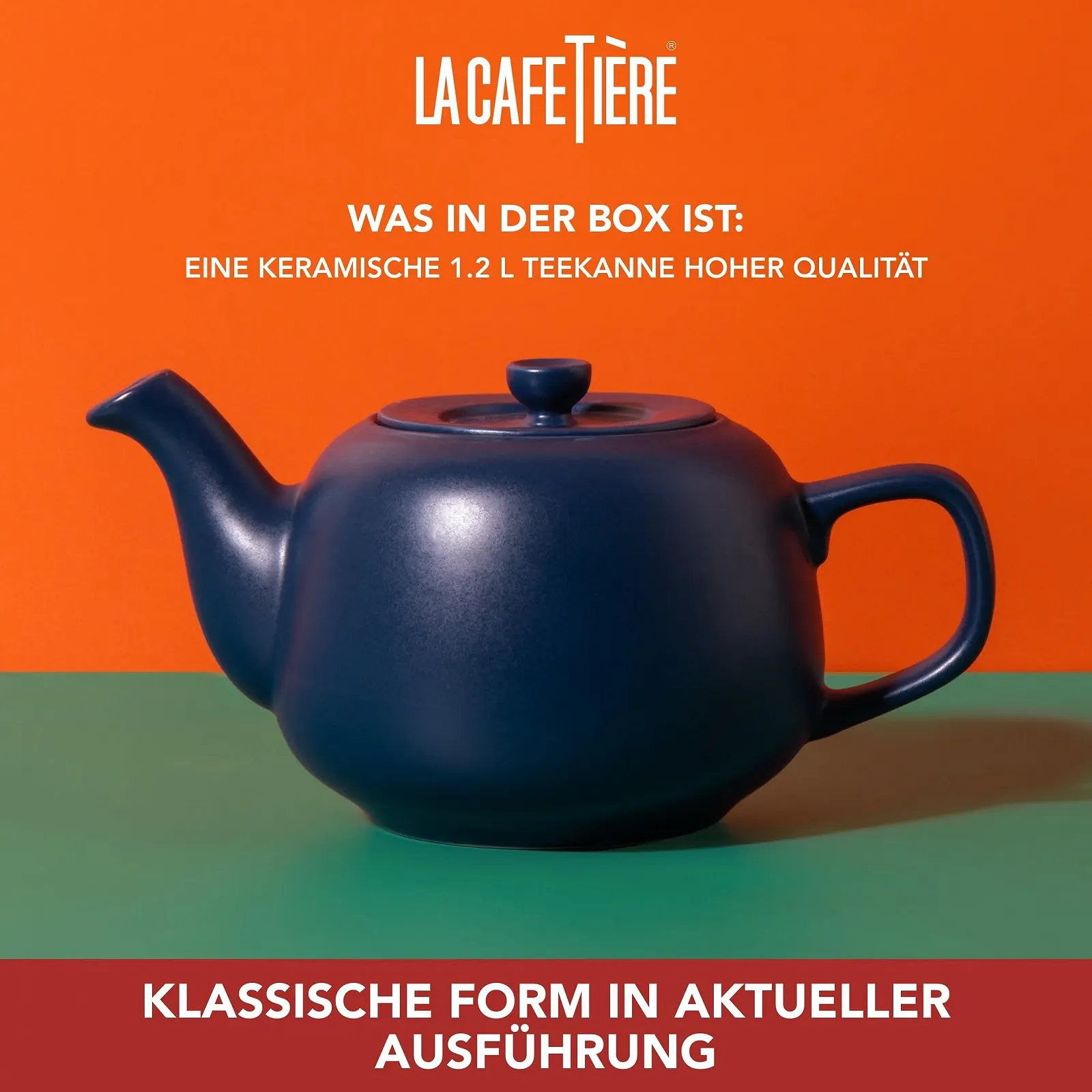 Чайник-заварник La Cafetière Classic Traditional Navy 1,2 литра, фото №3