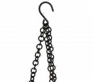 Підвісний кошик Vasar Морозостійкий 25 см 19 см Пластик Помаранчевий / Теракотовий synthetic.ua - Фото 1