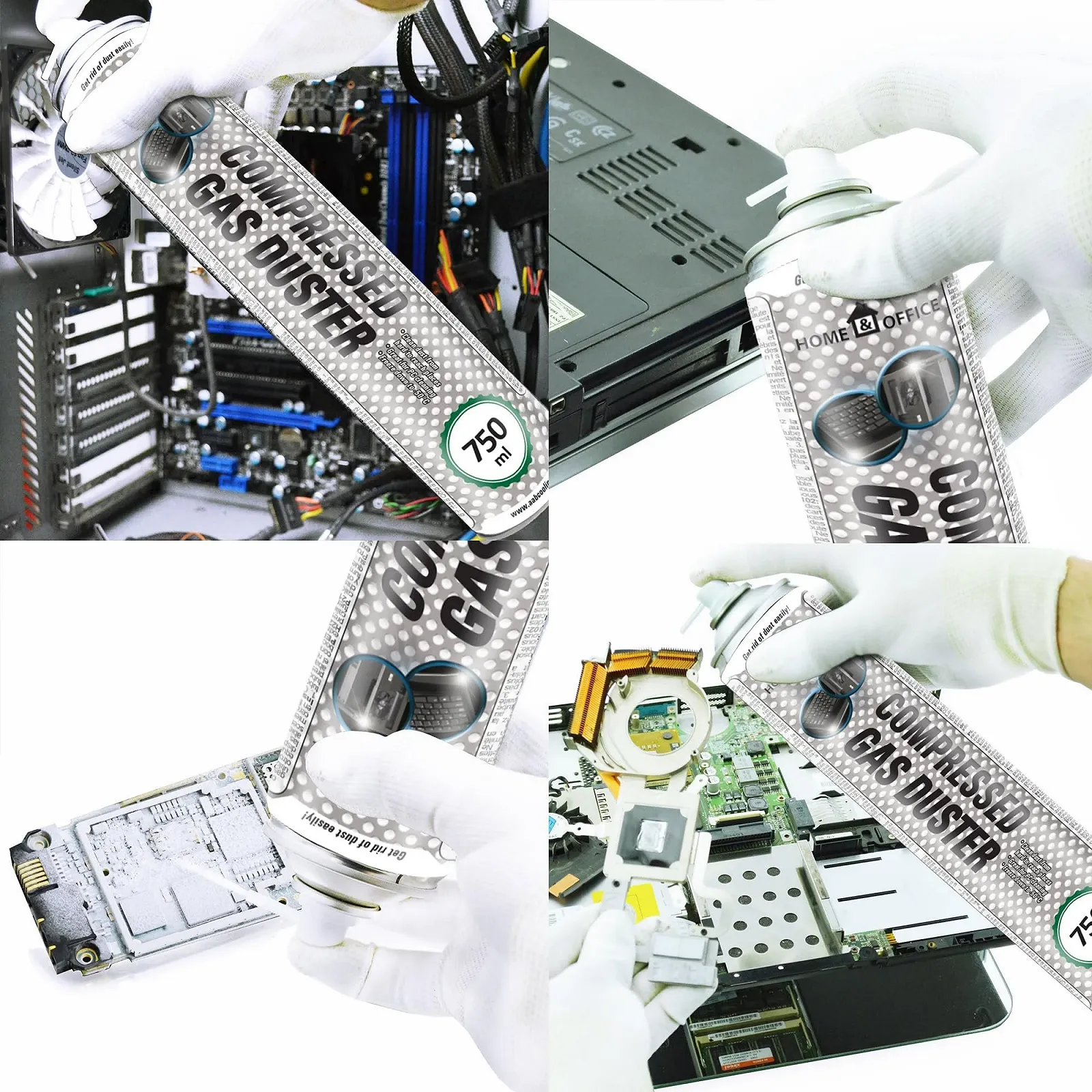 Стиснене повітря AABCOOLING Home & Office Gas Duster K2 2 x 750 мл, фото №6 Стиснене повітря AABCOOLING Home & Office Gas Duster K2 2 x 750 мл, фото №6