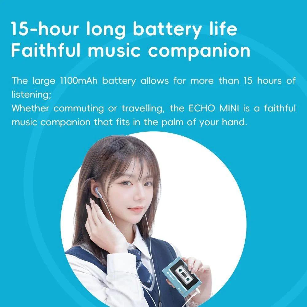 MP3 плеер FiiO Echo Mini HiFi Bluetooth Черный, фото №6