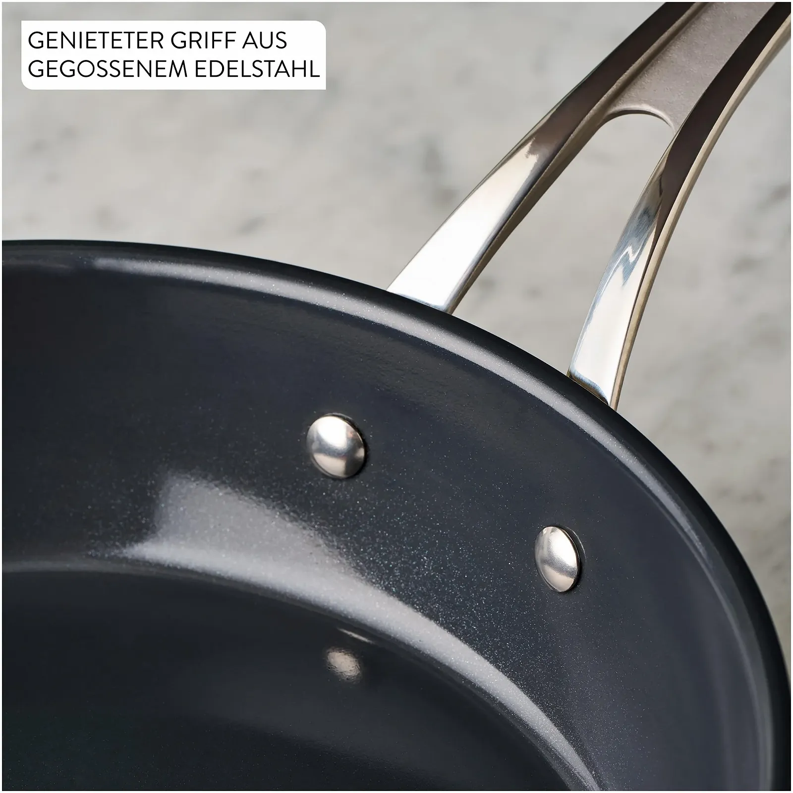 Сковорідка-Wok Tefal Jamie Oliver by Classic Cook H8819355 30 см з протектором для пательні Антипригарна керамічна поверхня Thermal Signal для всіх типів плит Нержавіюча сталь, фото №3