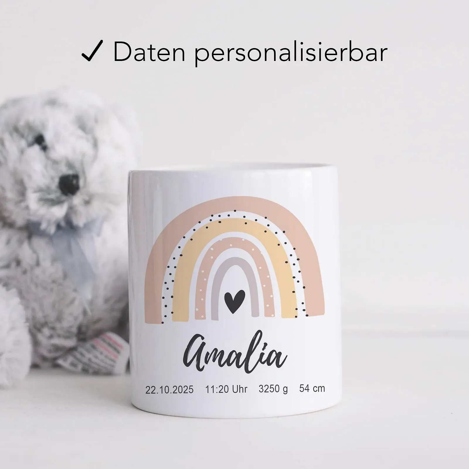 Скарбничка керамічна Rainbow Apricot 9.4 x 8 см, фото №2