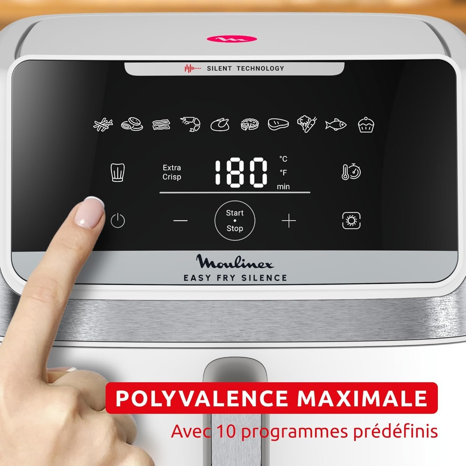 Мультипіч Moulinex Easy Fry Silence EZ8421 7 л 10 режимів Білий, фото №8 Мультипіч Moulinex Easy Fry Silence EZ8421 7 л 10 режимів Білий, фото №8