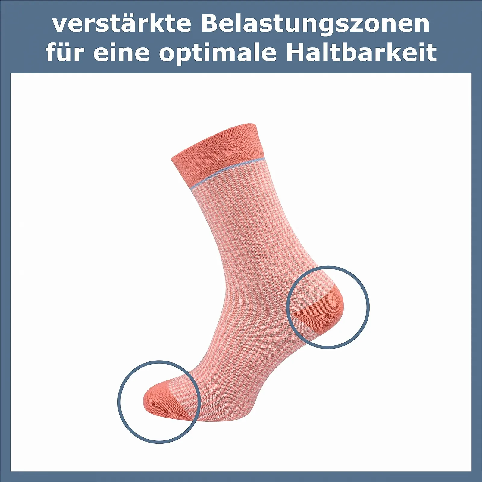 Жіночі шкарпетки GAWILO в гусячу лапку (6 пар) Без швів на пальцях, фото №5 Жіночі шкарпетки GAWILO в гусячу лапку (6 пар) Без швів на пальцях, фото №5