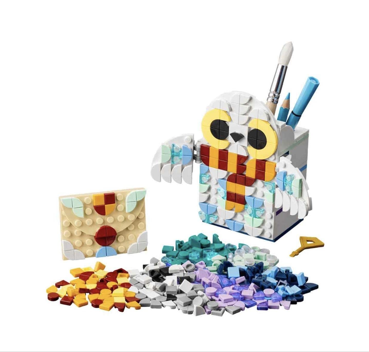 Конструктор LEGO DOTS 41809 Hedwig Пенал для олівців Harry Potter, фото №4