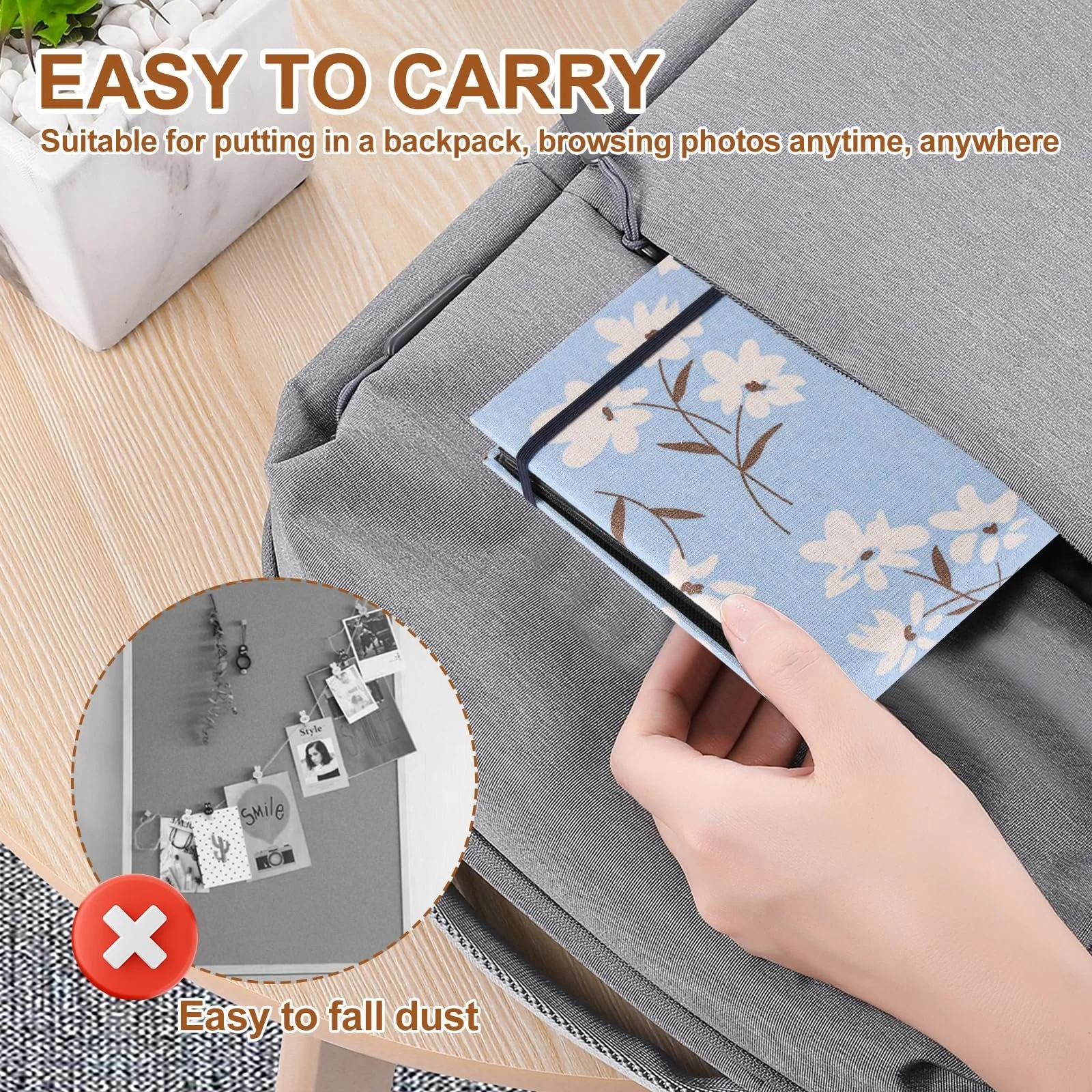 Фотоальбом Gatphy, набор 4 шт, Мини фотоальбом-книжка, 6 x 4 дюйма, 400 фотографий, Тканевая обложка, Портативный, для свадьбы и семьи, фото №5 Фотоальбом Gatphy, набор 4 шт, Мини фотоальбом-книжка, 6 x 4 дюйма, 400 фотографий, Тканевая обложка, Портативный, для свадьбы и семьи, фото №5