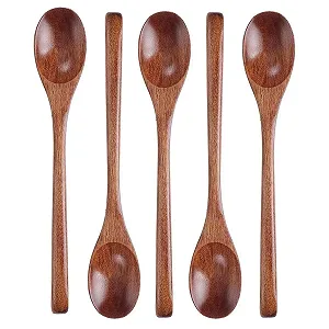 Ложка кухонная Japanese Korean с длинной ручкой 235 см, деревянная, для кофе, для смешивания - Фото 1