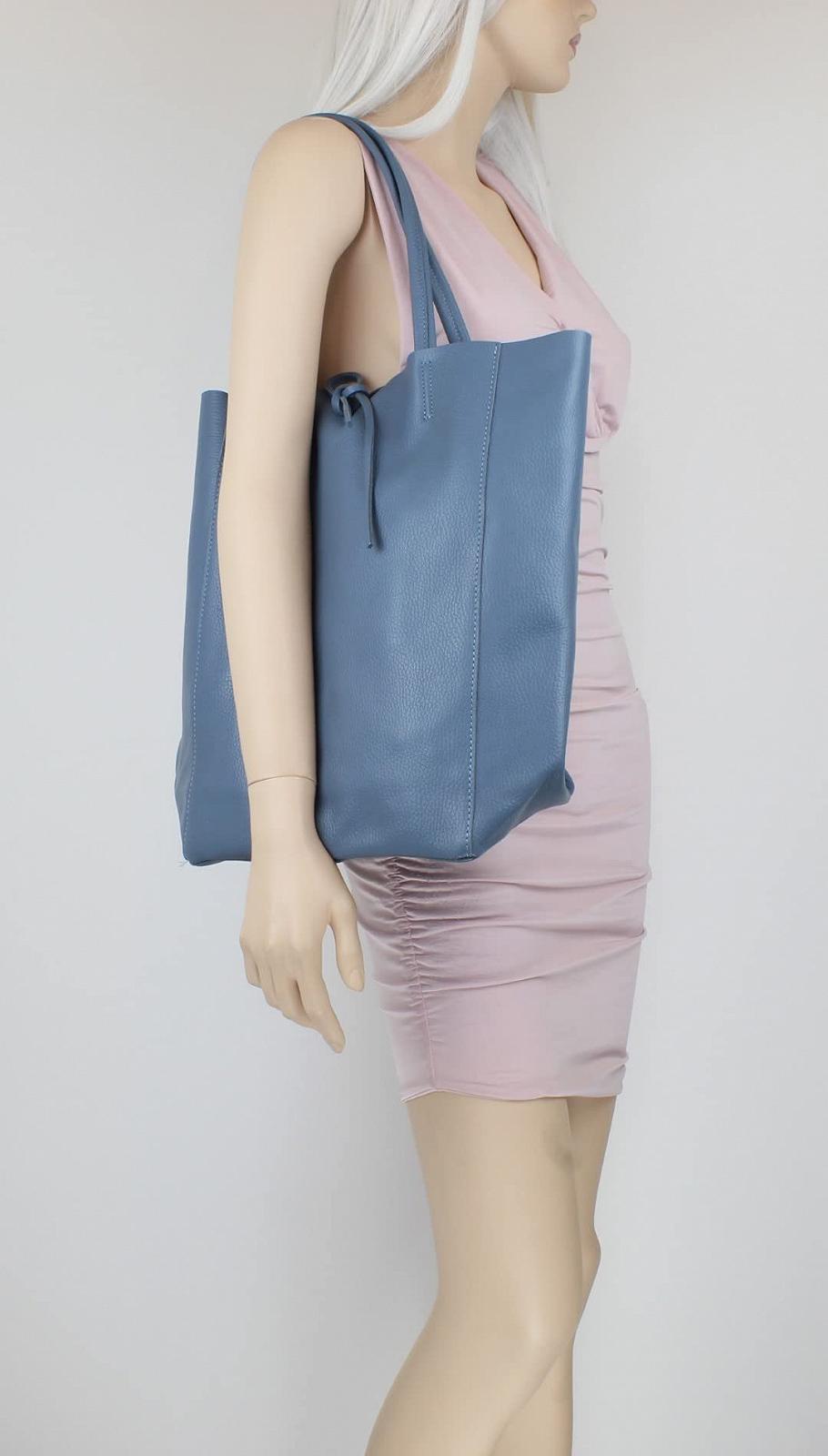 Жіноча сумка з відкритим верхом з натуральної шкіри Girly Handbags, фото №5