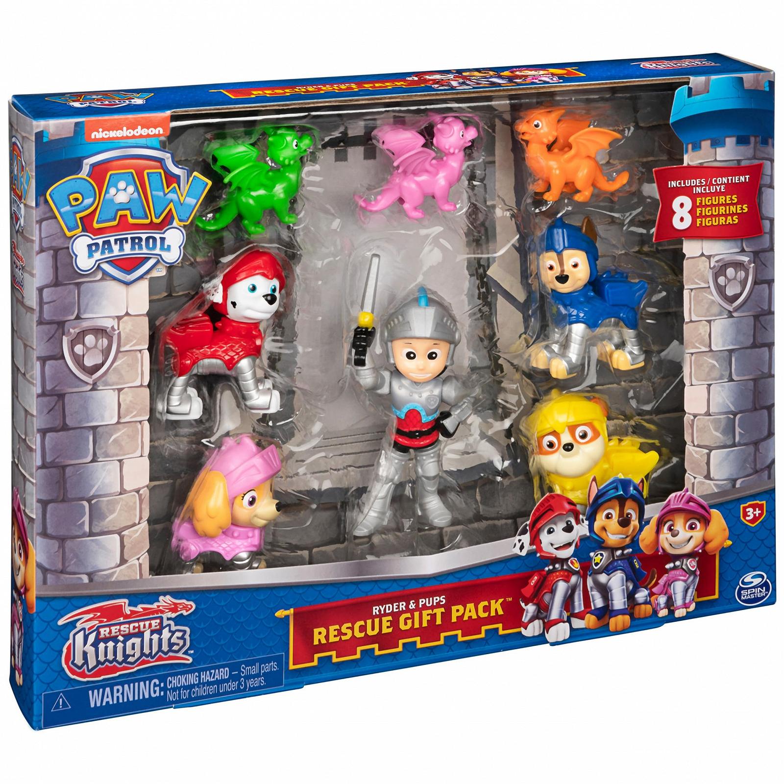 Игровой набор Paw Patrol Rescue Knights Райдер и щенки, 8 игрушечных фигурок, фото №9