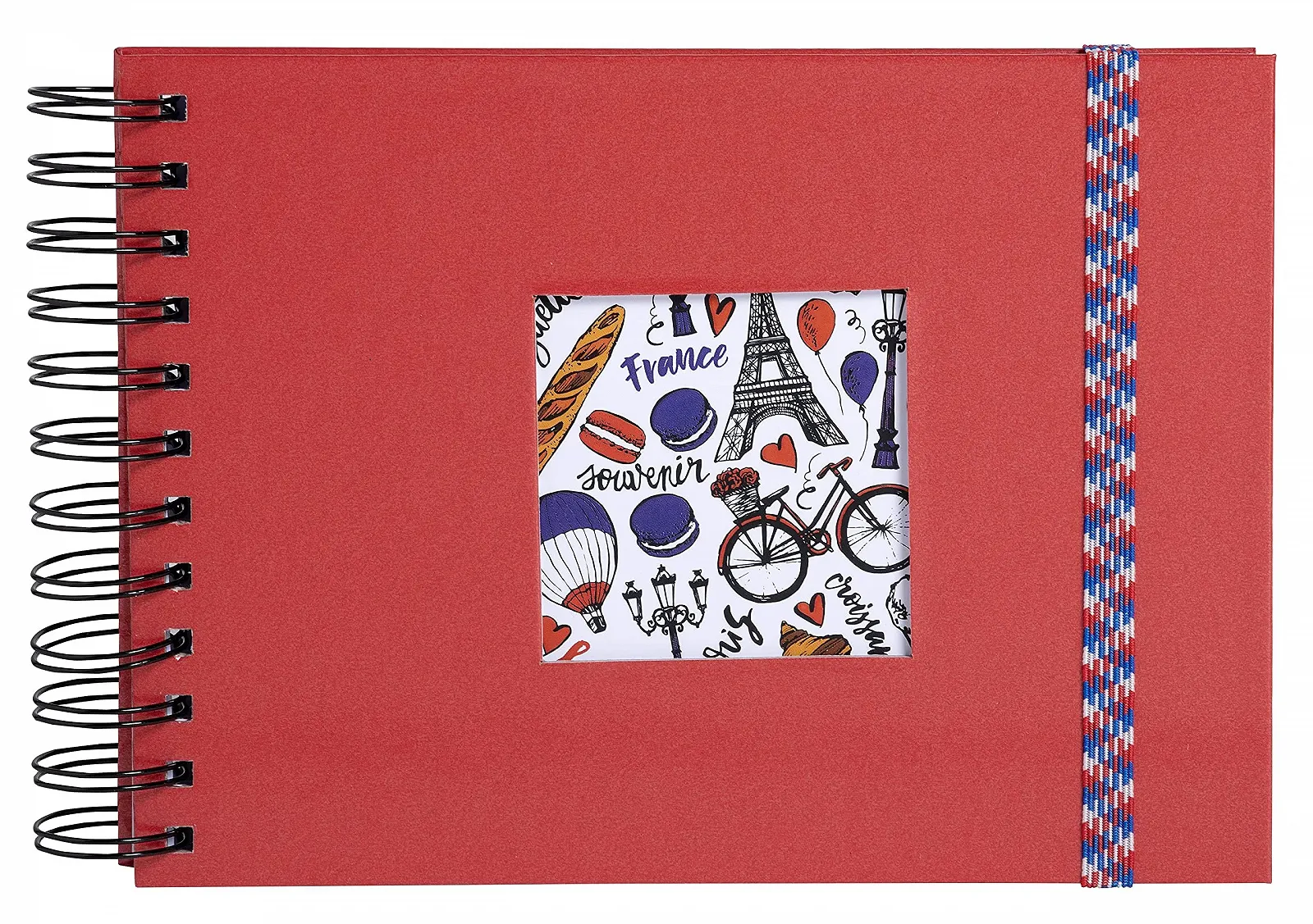 Фотоальбом спиральный Exacompta FRENCH'CLASS 15133E 150 фотографий 50 белых страниц 32 x 22 см Красный, фото №2 Фотоальбом спиральный Exacompta FRENCH'CLASS 15133E 150 фотографий 50 белых страниц 32 x 22 см Красный, фото №2