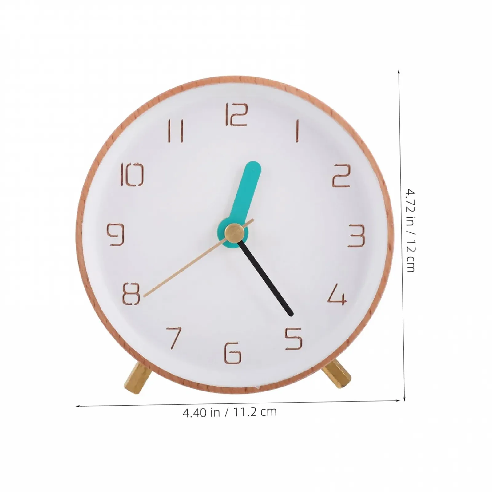 Настільний годинник MUCKLILY, пластик, білий, фото №2 Настільний годинник MUCKLILY, пластик, білий, фото №2