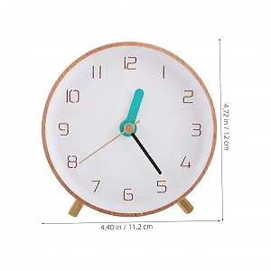 Настольные часы MUCKLILY, пластик, белый synthetic.ua - Фото 1