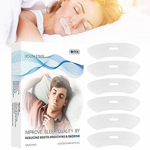 Стрічки для рота 90 шт. для сну, пластирі проти хропіння - Фото 1