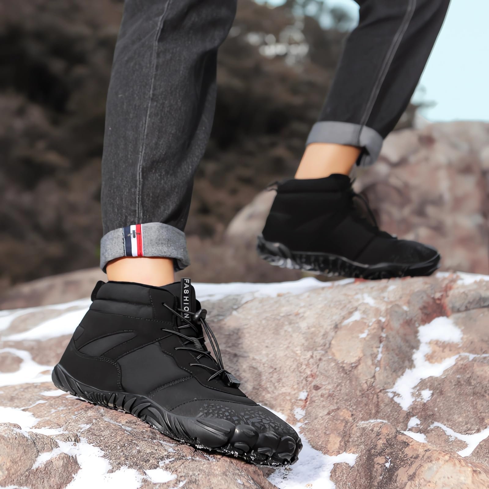 Черевики зимові Payesrui Waterproof Unisex Легкі Нековзкі з теплою підкладкою для трейлраннінгу, фото №7
