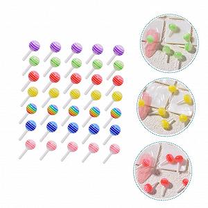 Подвески для ногтей в виде леденцов FRCOLOR, 200 шт. synthetic.ua - Фото 1
