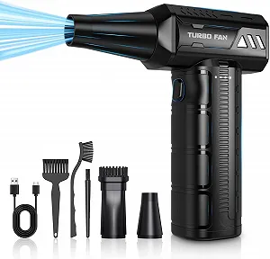 Аккумуляторная воздуходувка FORETOO 180,000 RPM 7500 mAh 3 скорости - Фото 1