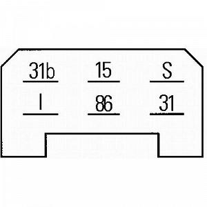 Реле HELLA, інтервал склоочисника 5WG 002 450-301 для MAN SCANIA VOLVO VDL synthetic.ua - Фото 1