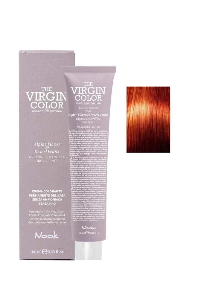 Фарба для волосся Nook Virgin Colour 6.44 d.b.int.co. 100 мл, фото №1