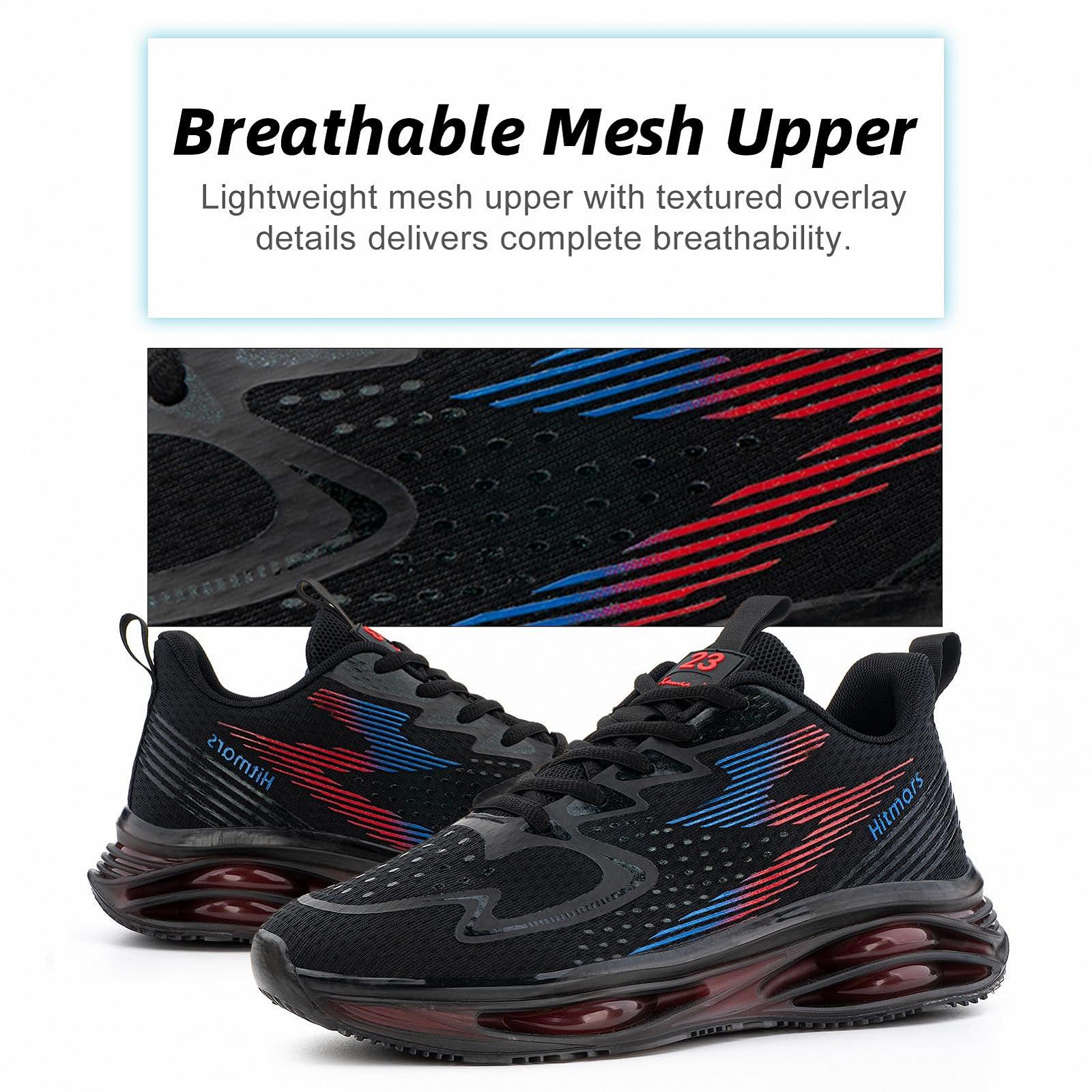 Кроссовки Hitmars Спортивные Легкие Черный EU 36-47, фото №3 Кроссовки Hitmars Спортивные Легкие Черный EU 36-47, фото №3