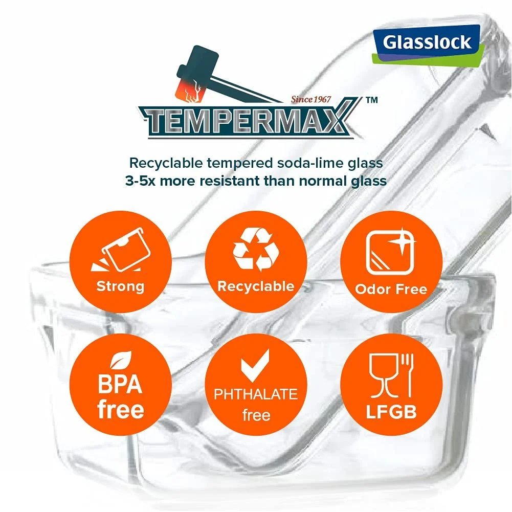 Ємність для Glasslock Secure Seal MCRB-071 24 oz. 715 мл, фото №6 Ємність для Glasslock Secure Seal MCRB-071 24 oz. 715 мл, фото №6