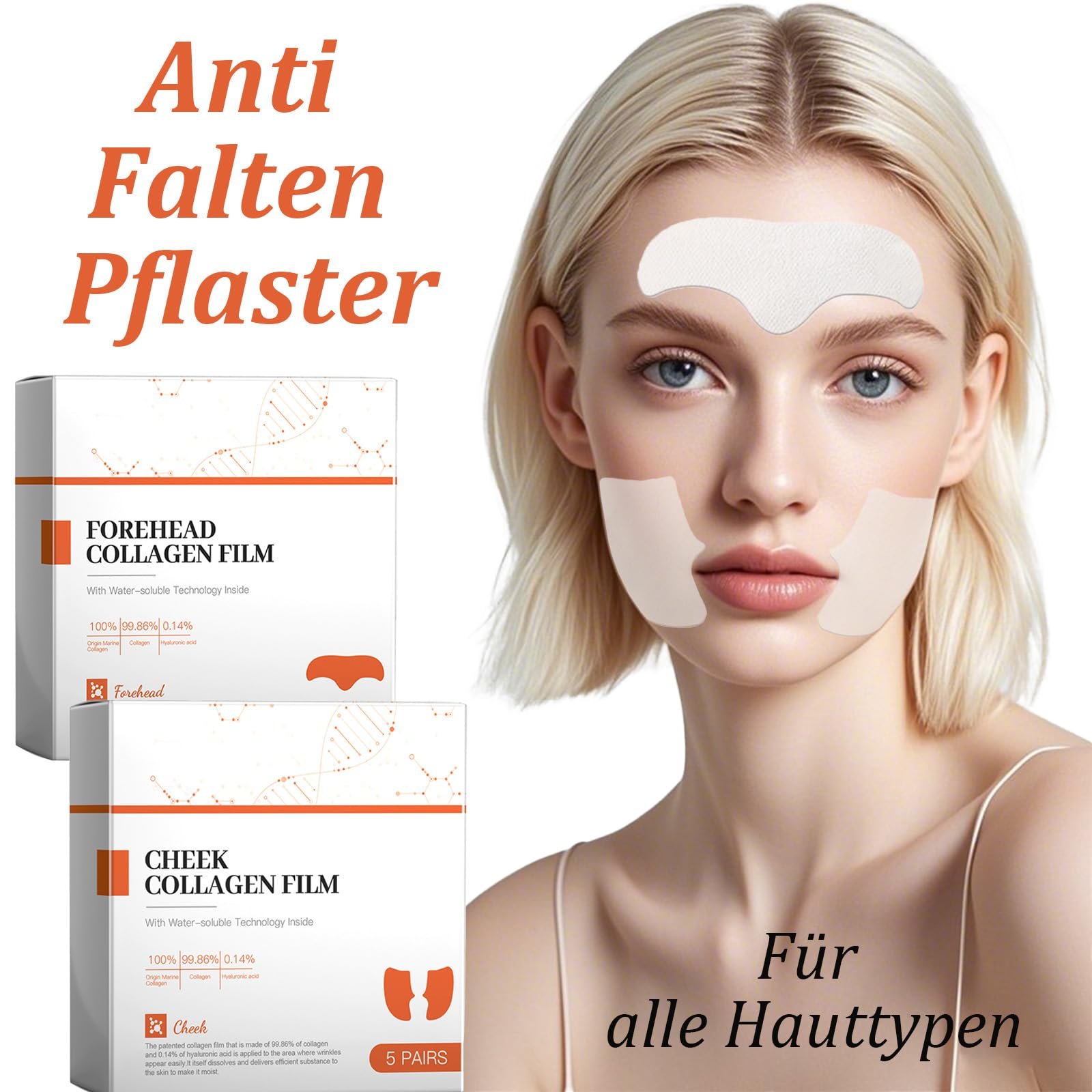 Пластыри Против Морщин для Лоба и Носогубных Складок, 15 шт, фото №3