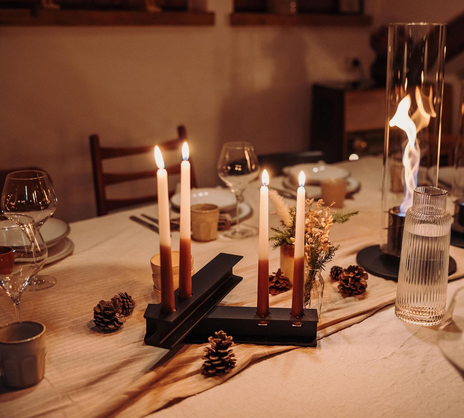 Підсвічник höfats Henry Metal II Чорний Алюміній, фото №2 Підсвічник höfats Henry Metal II Чорний Алюміній, фото №2