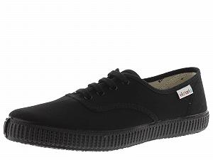 Кроссовки Victoria Plimsoll Unisex 1915 Canvas Black Monochrome 106610 для взрослых - Фото 1