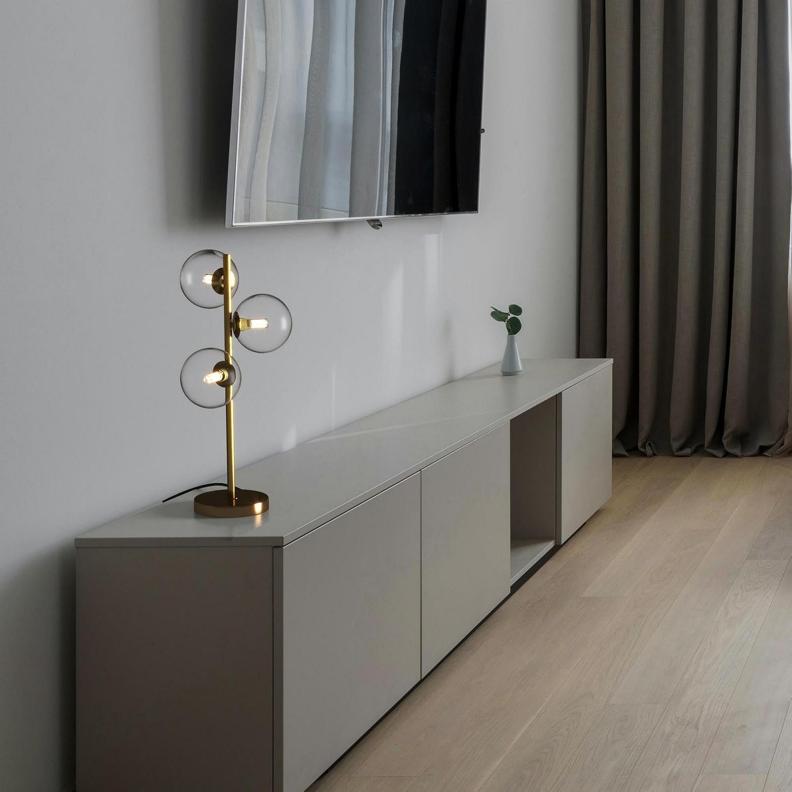 Настільна лампа B·LED BARCELONA COMI LED Скляні кулі 3 x G9 (Золотиста), фото №2