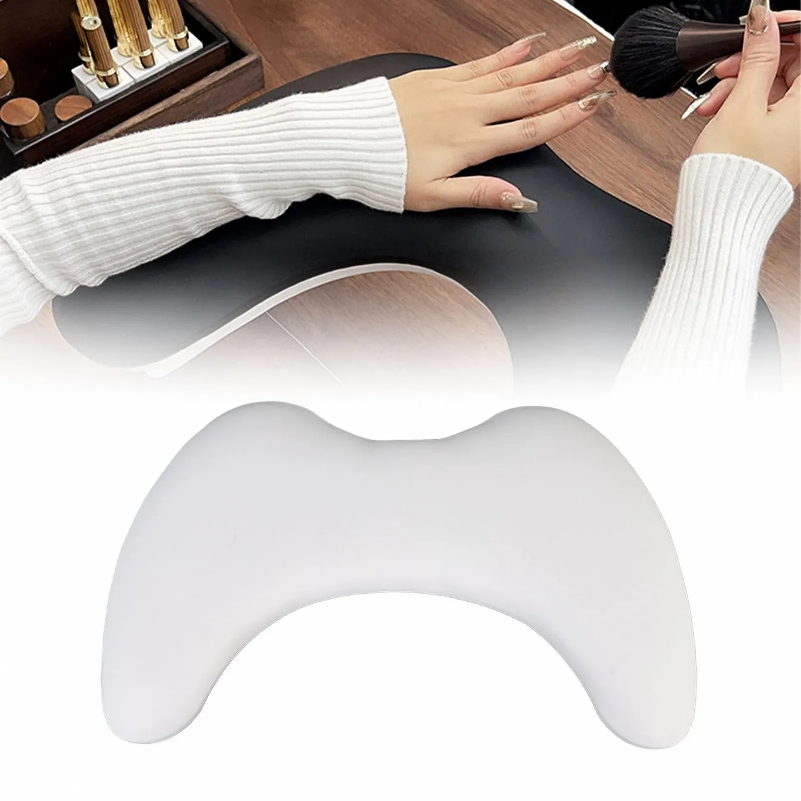 Підставка для рук майстра манікюру U-подібна знімна подушка, фото №4 Підставка для рук майстра манікюру U-подібна знімна подушка, фото №4