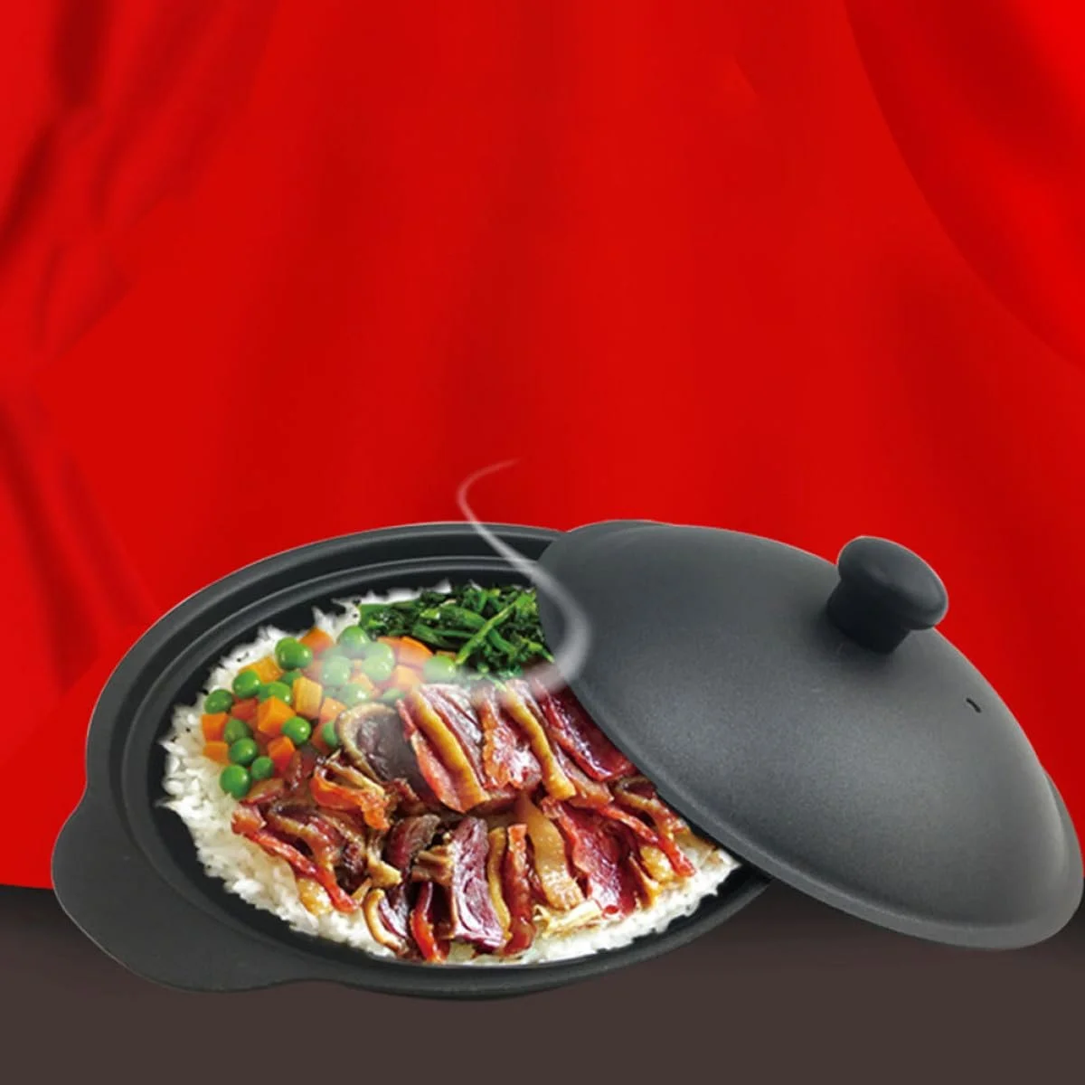 Кастрюля для запекания Чугунная с крышкой для риса, фото №6