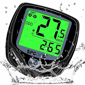 Велокомпьютер Wireless 19 Functions IP54 Backlit Black - Фото 1