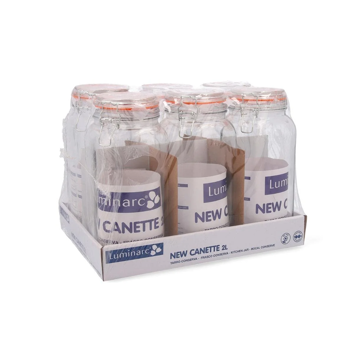 Скляна Ємність для зберігання QUID New Canette Tarro Conserva 2 л, фото №6 Скляна Ємність для зберігання QUID New Canette Tarro Conserva 2 л, фото №6