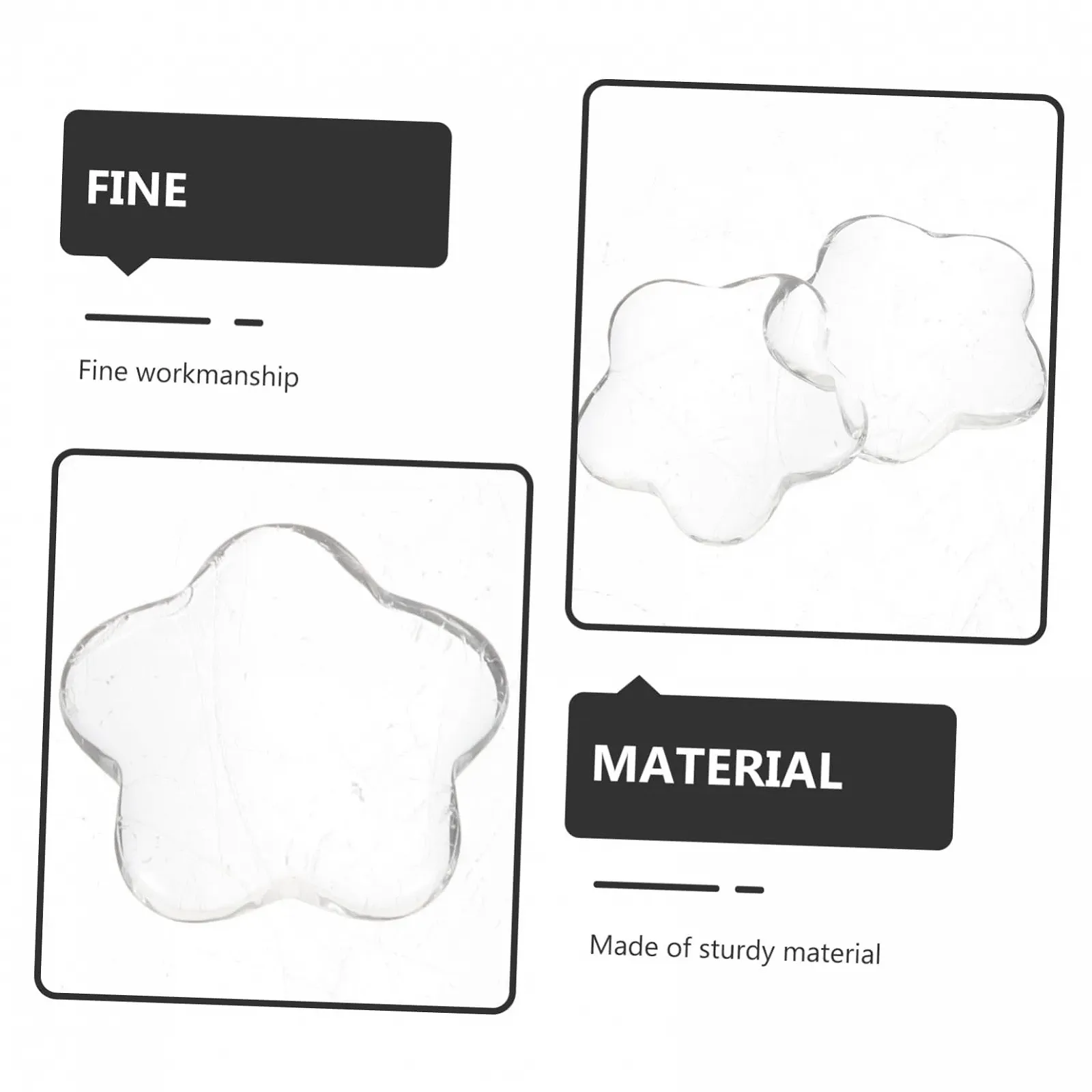 Стразы для ногтей Цветы 40шт, фото №6