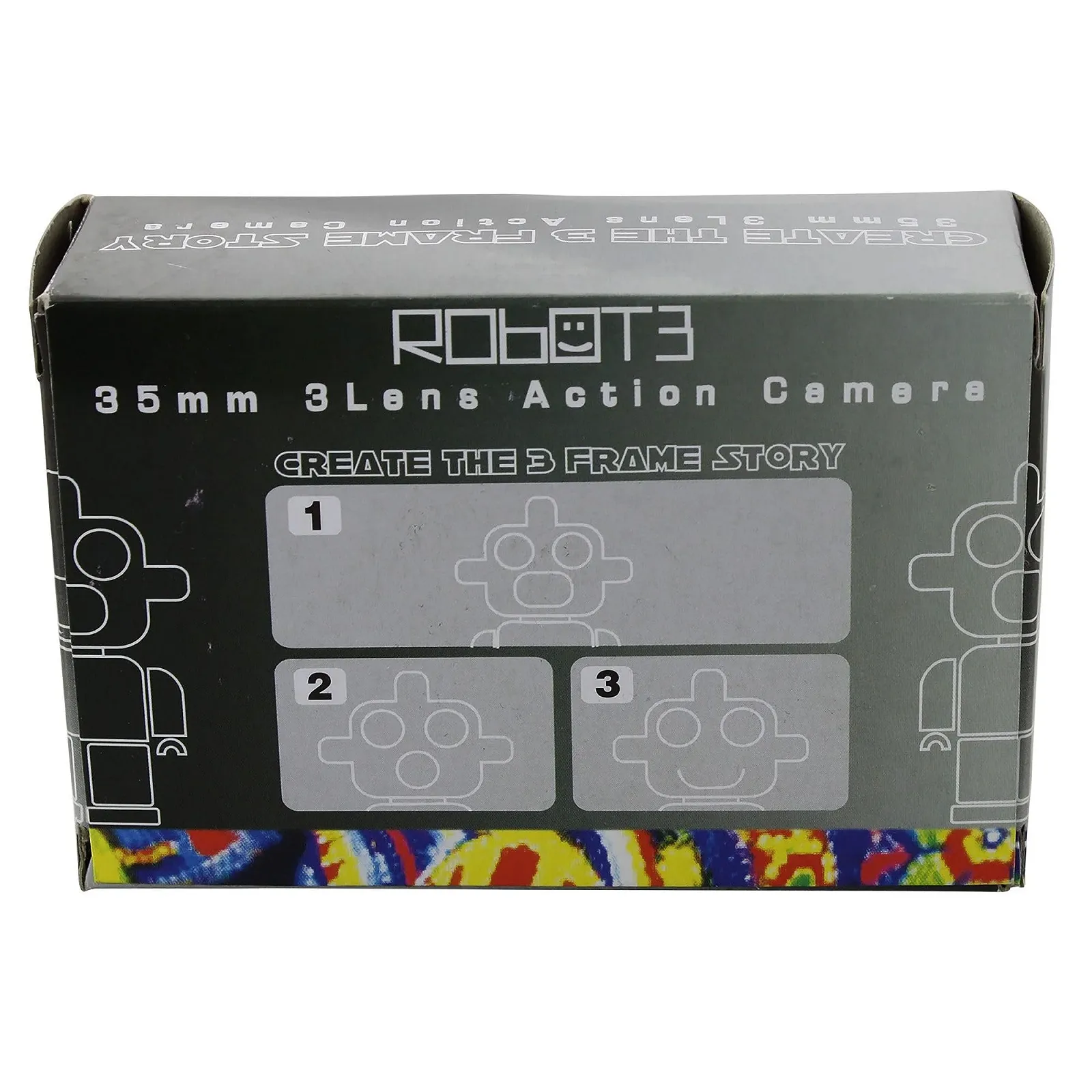 Плівкова камера Freak Scene 3 Lenses Robot 35 mm Біло-рожева, фото №4