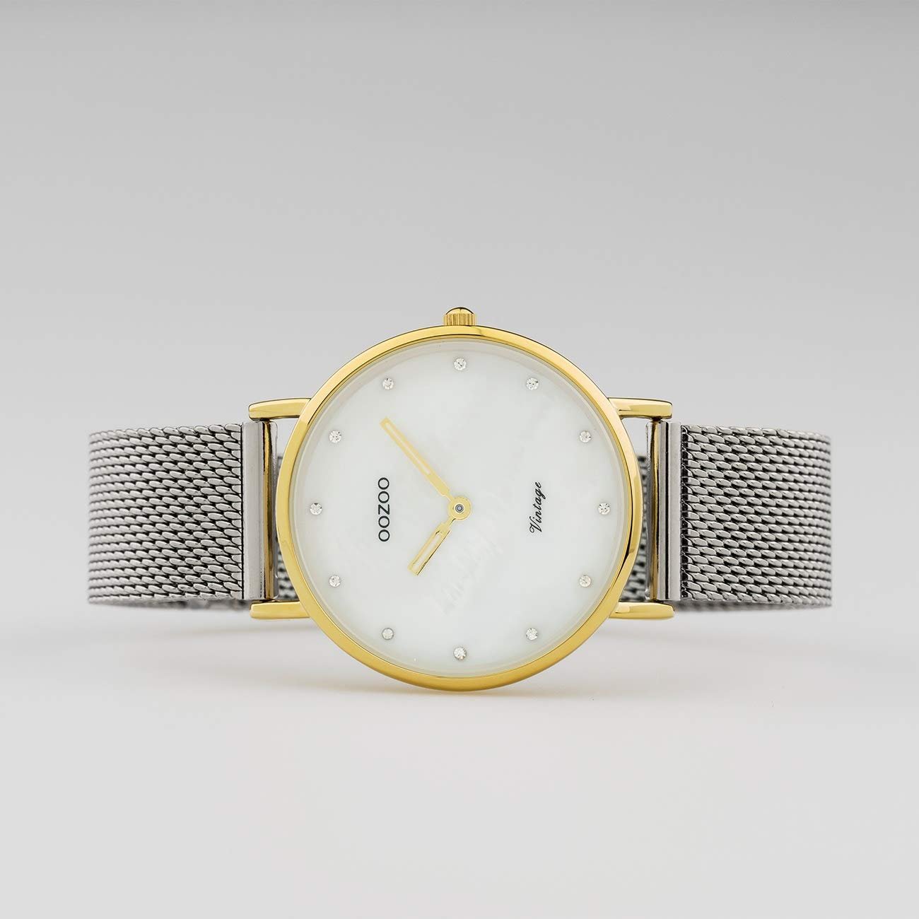 Винтажные часы Oozoo Золотой / Перламутровый C20120, Золотой белый, Браслет, фото №6 Винтажные часы Oozoo Золотой / Перламутровый C20120, Золотой белый, Браслет, фото №6