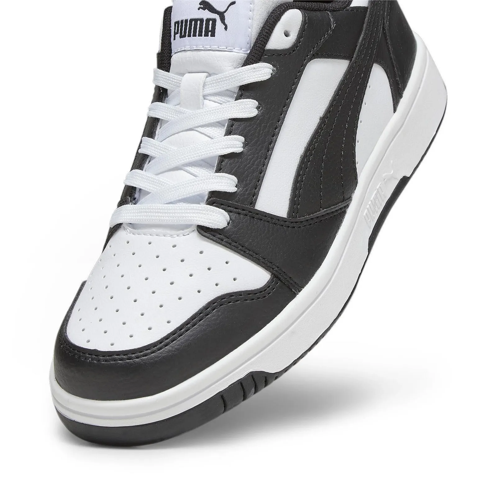 Кроссовки Puma Rebound V6 Lo Jr Унисекс Детские Белый PUMA/Черный/Зеленый (White PUMA Black Archive Green), 33 EU, фото №7 Кроссовки Puma Rebound V6 Lo Jr Унисекс Детские Белый PUMA/Черный/Зеленый (White PUMA Black Archive Green), 33 EU, фото №7