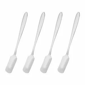 Ложка Эспрессо QUARKZMAN Набор из 4 мини-ложек из нержавеющей стали 5 дюймов - Фото 1