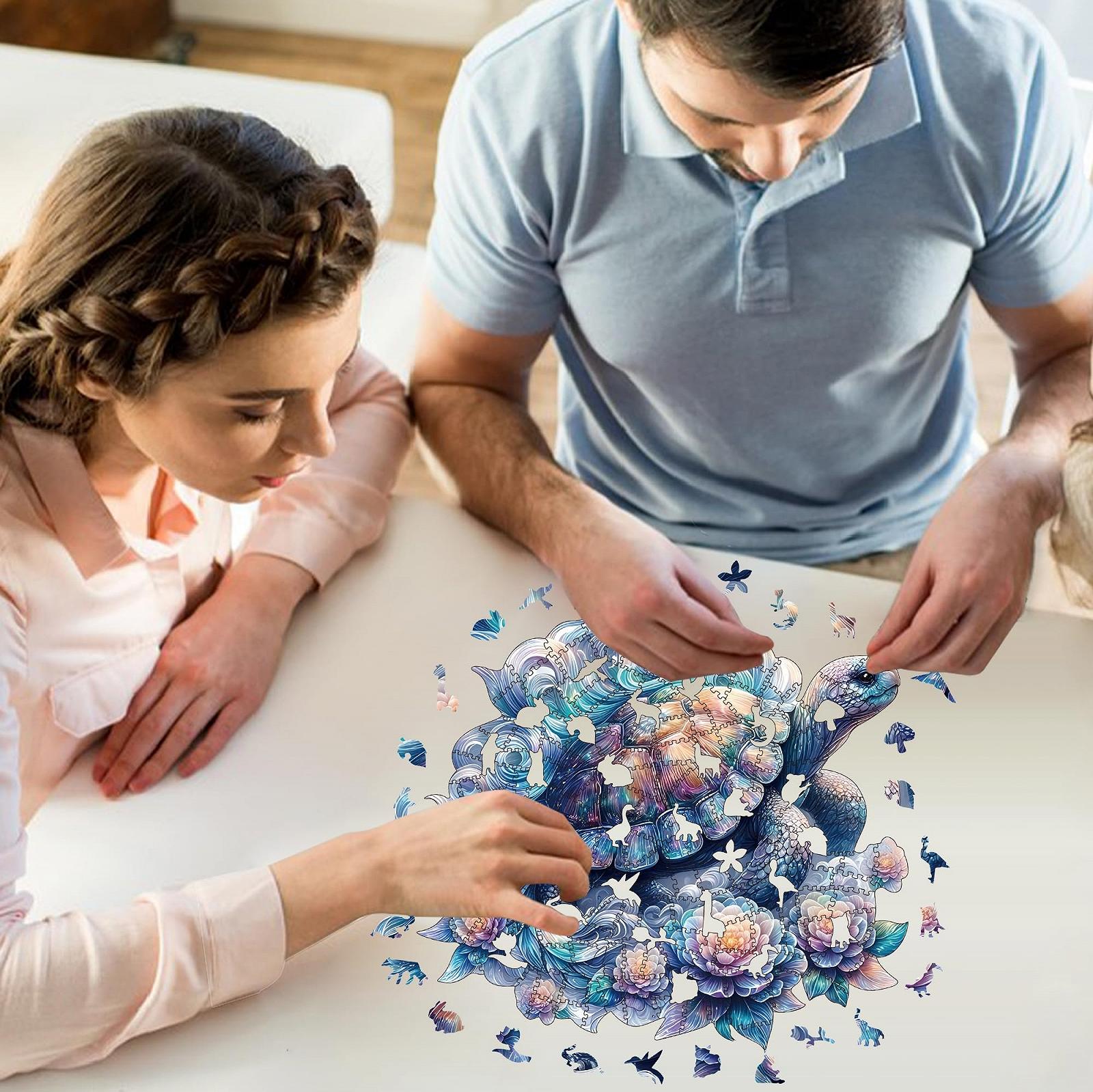 Деревянный пазл Sea Turtle 200 элементов Уникальная форма животных, фото №4 Деревянный пазл Sea Turtle 200 элементов Уникальная форма животных, фото №4