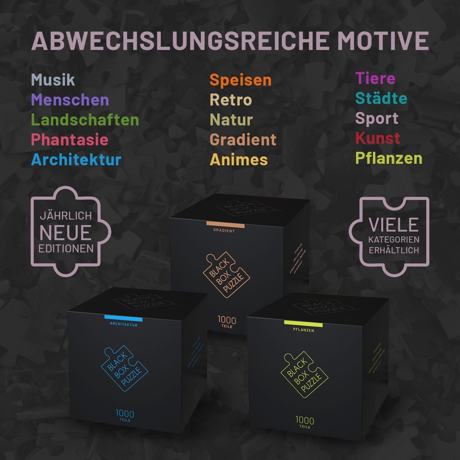 Пазл MiSu Games Black Box Sport 2023 Edition 1000 деталей сюрприз-мотив без шаблона экстра-сложный, фото №5